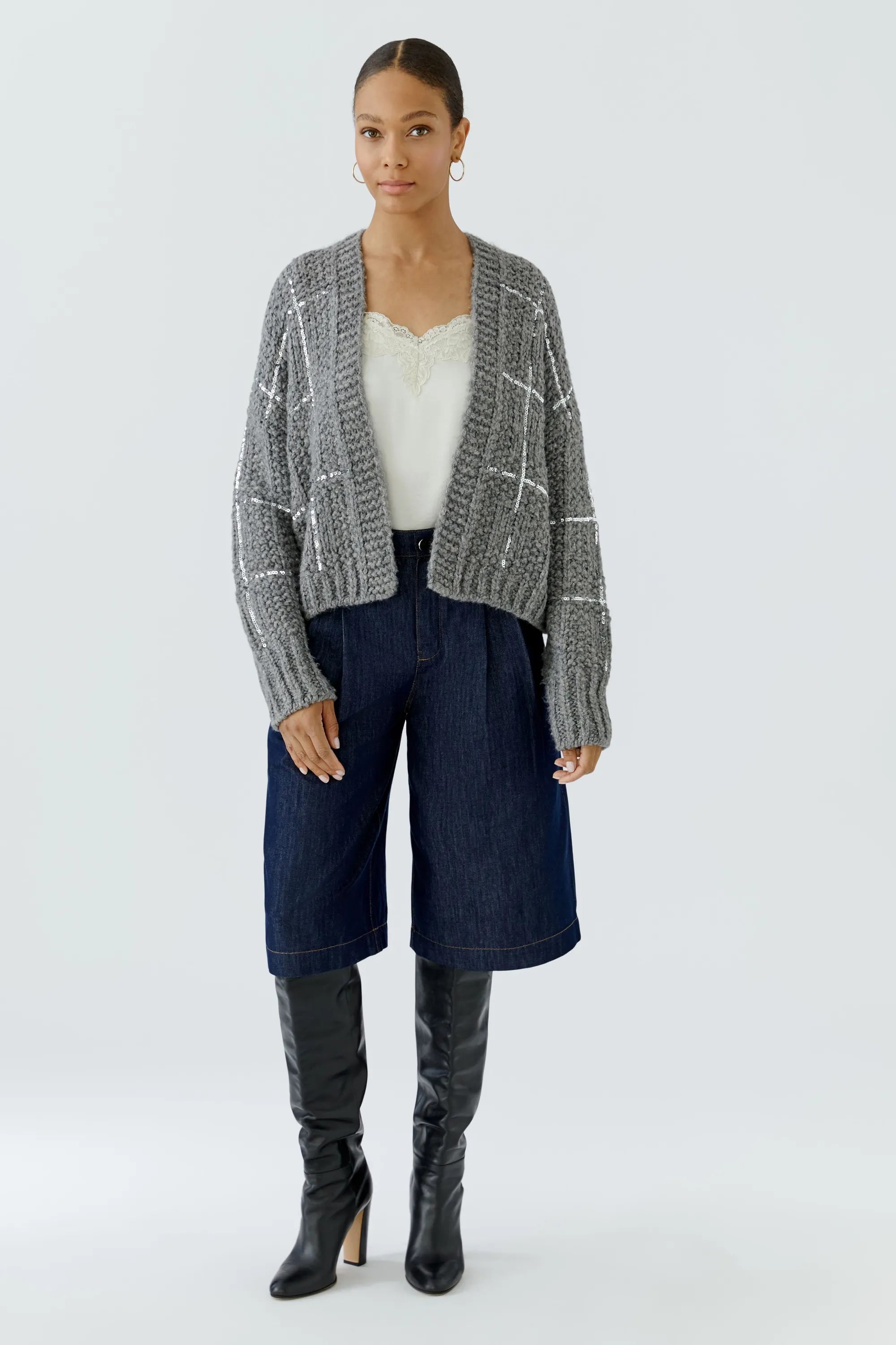Strickjacke aus Wollmix