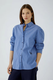 Bluse gestreift Oversized Fit