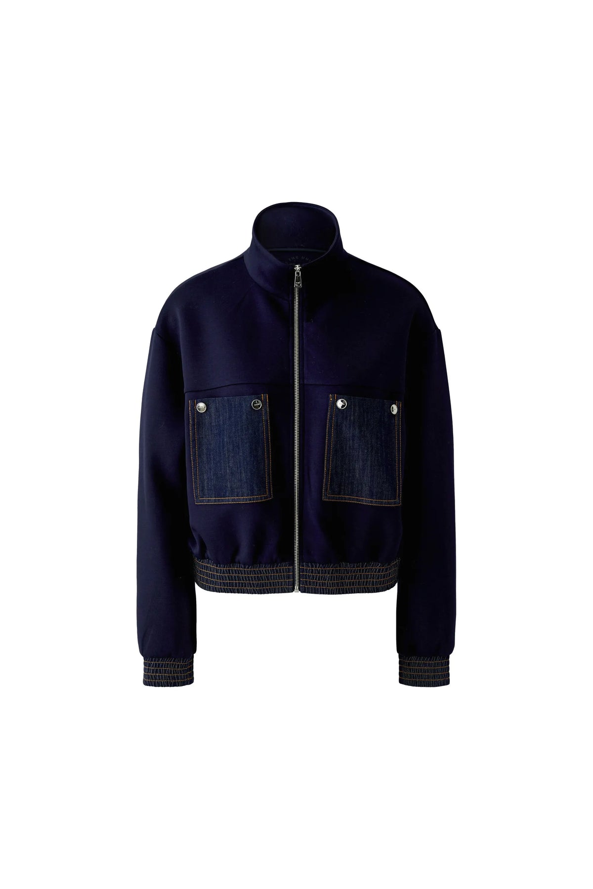 Scuba-Jacke im Blouson Stil
