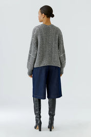 Strickjacke aus Wollmix
