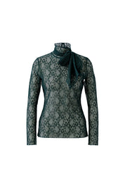 Langarmshirt  mit Stehkragen
