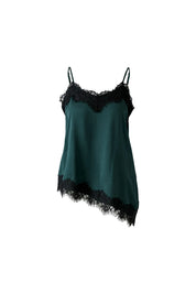 Satintop mit Spitze