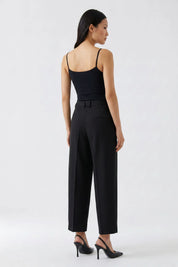 Bundfaltenhose Tapered Fit
