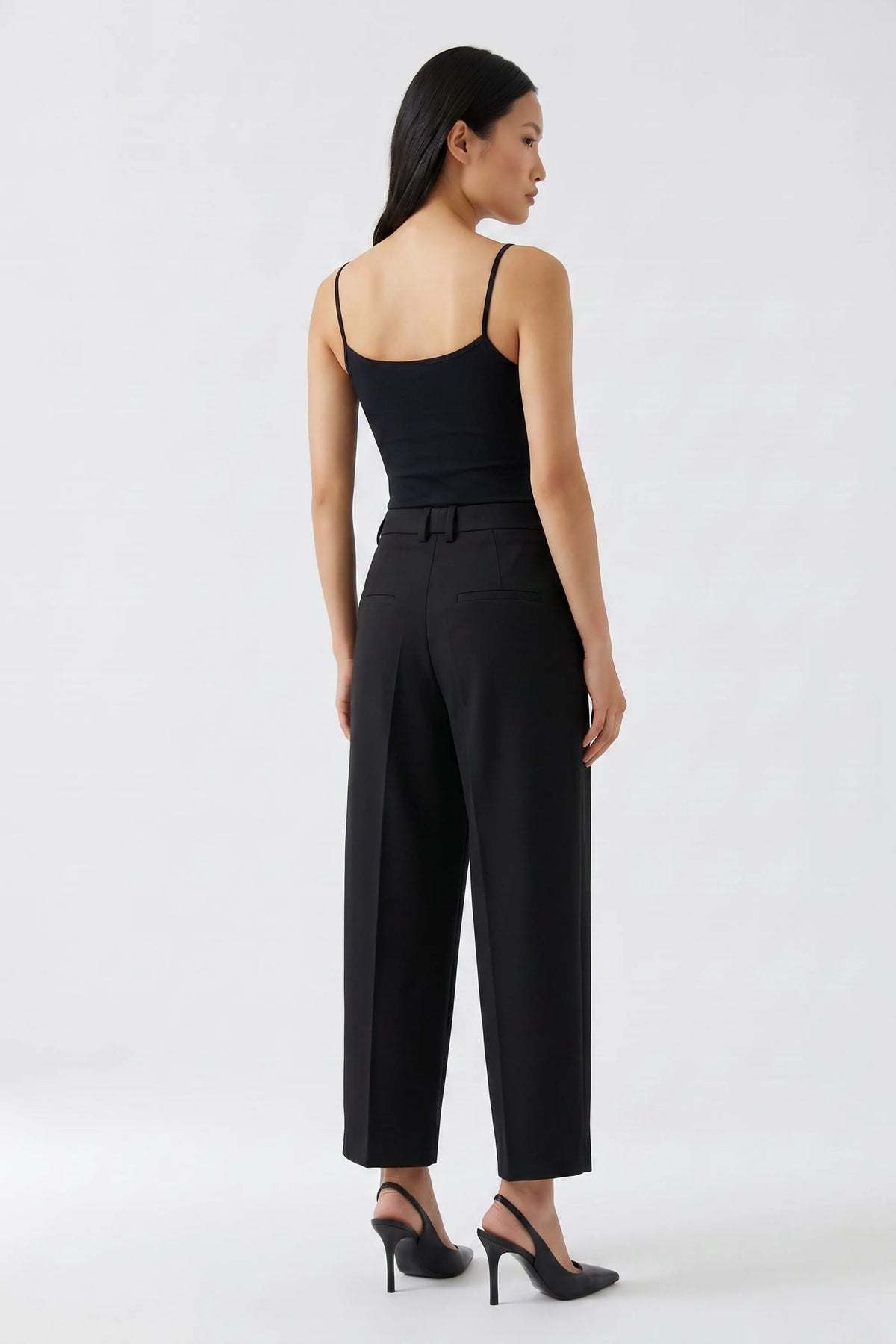 Bundfaltenhose Tapered Fit