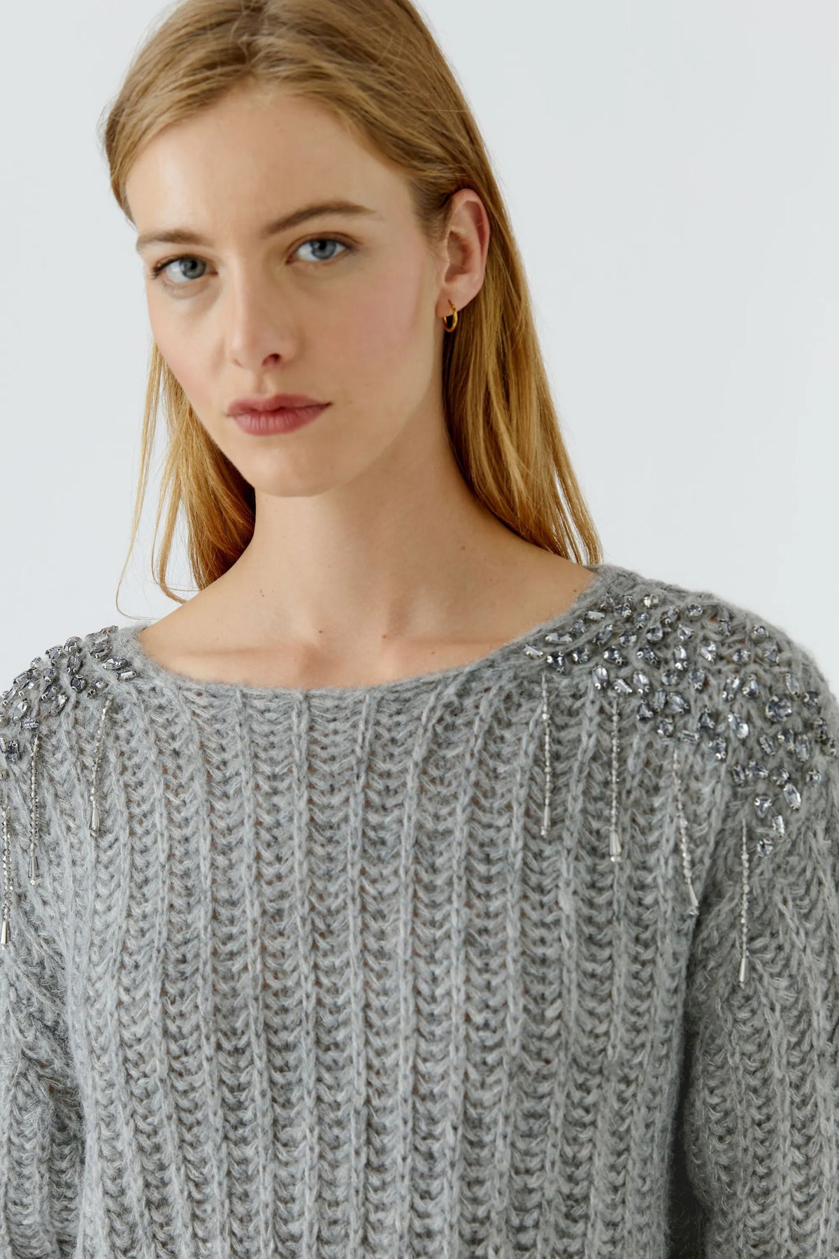 Strickpullover meliert