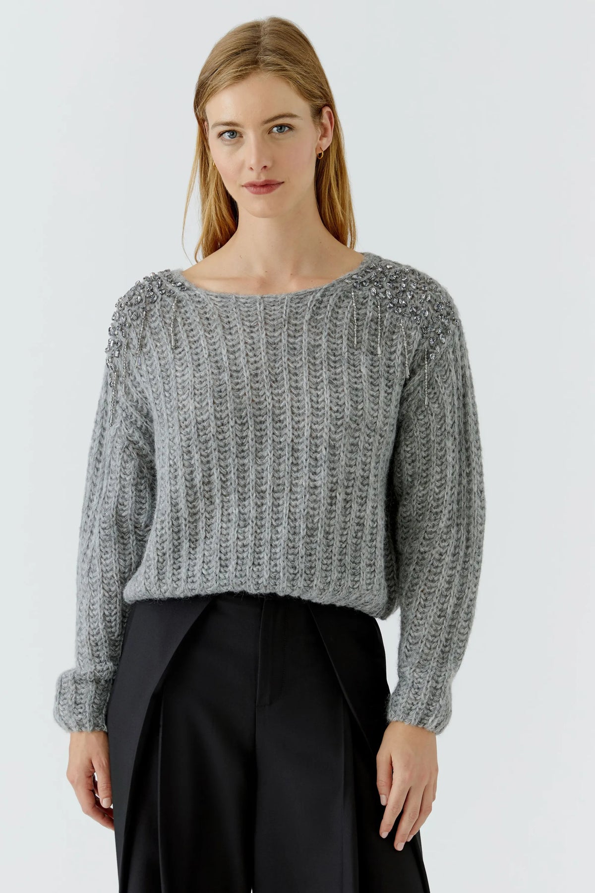 Strickpullover meliert