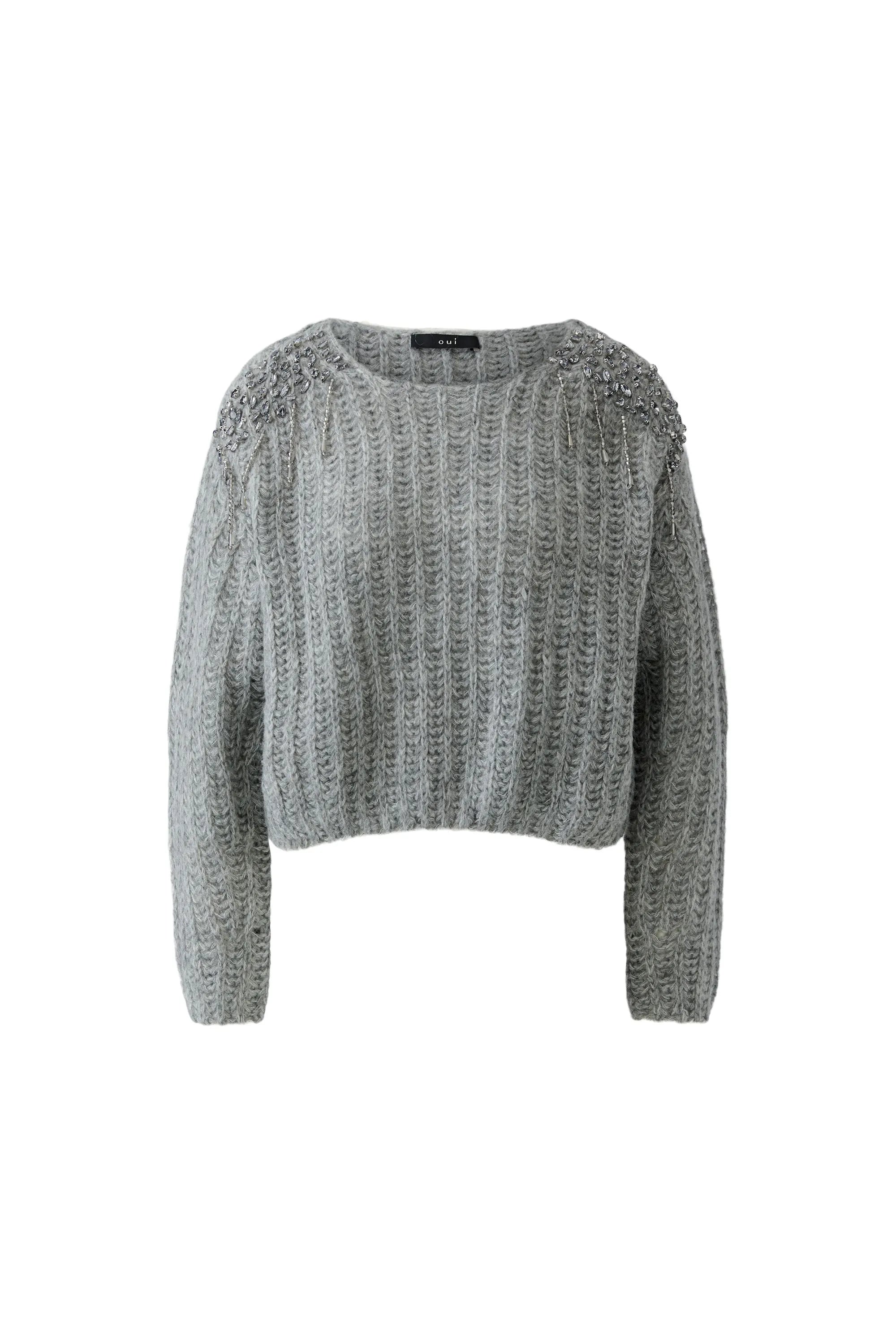 Strickpullover meliert
