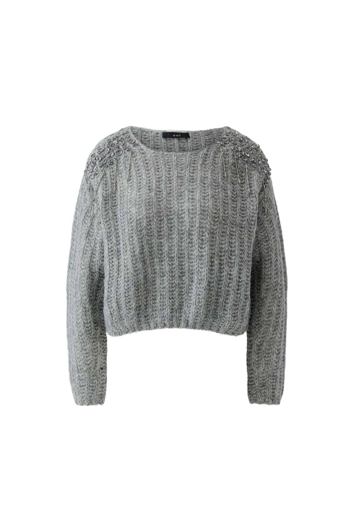 Strickpullover meliert