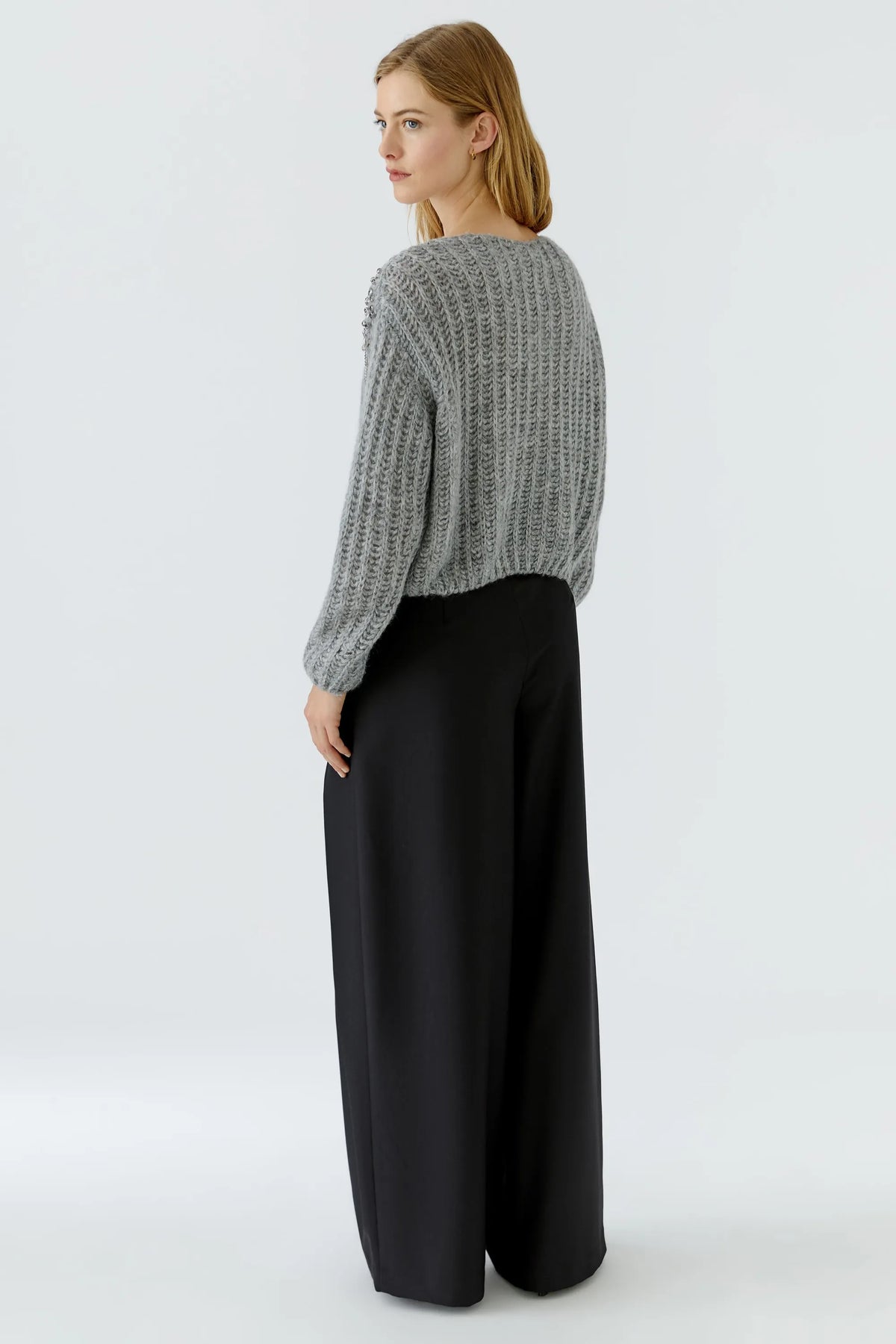 Strickpullover meliert