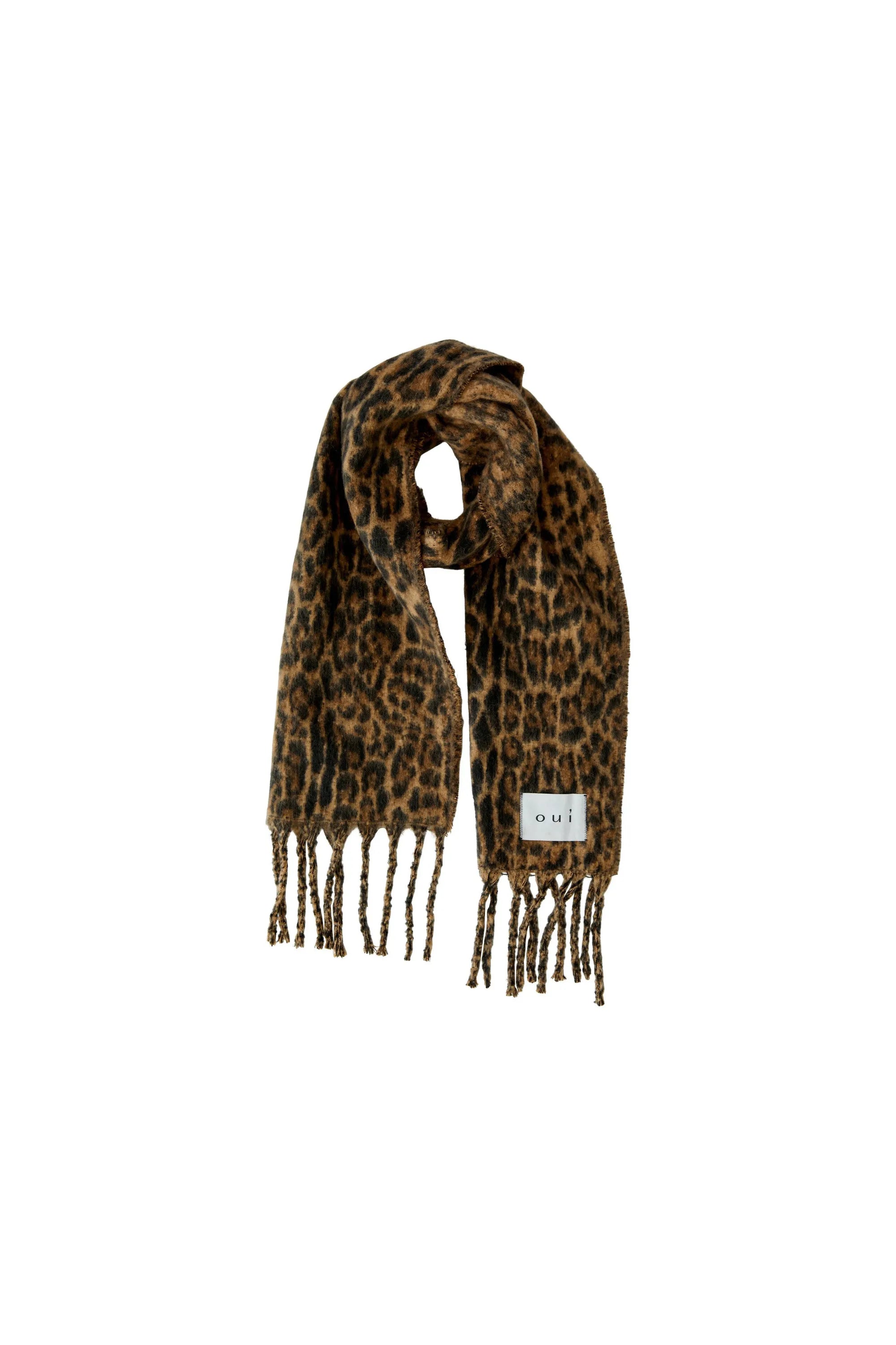 Schal mit Leopardenmuster