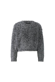 Strickpullover mit Rundhalsausschnitt