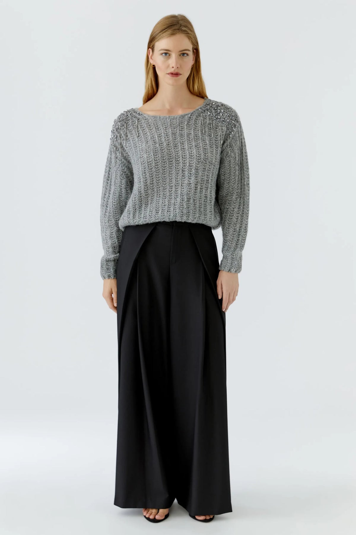Strickpullover meliert