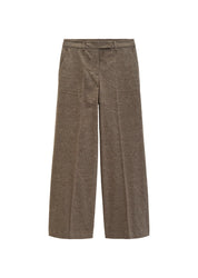 Glencheck-Hose Wide Leg