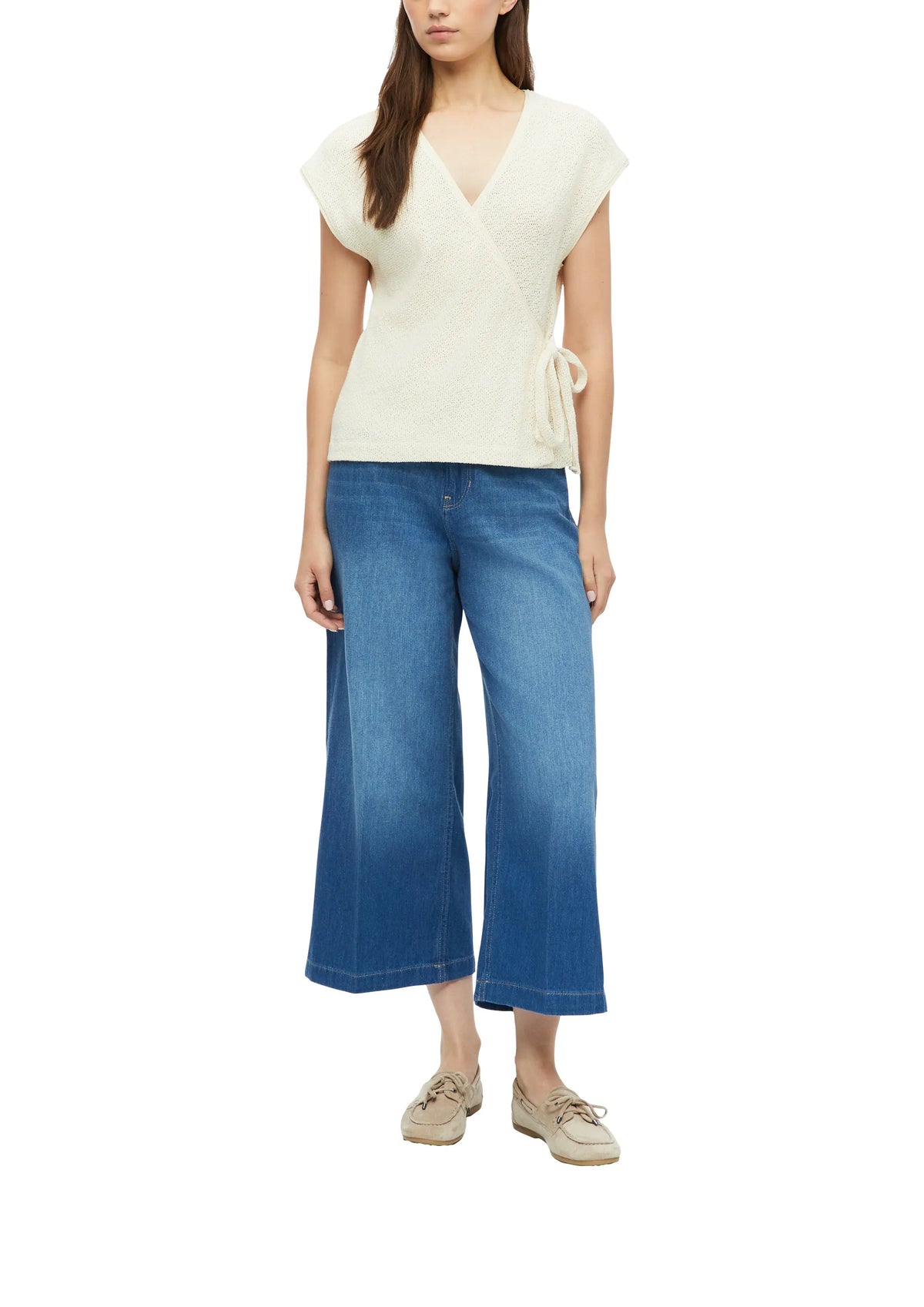Culotte-Jeans Regular Fit
