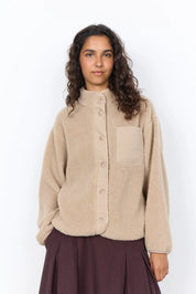 Teddyjacke mit Stehkragen