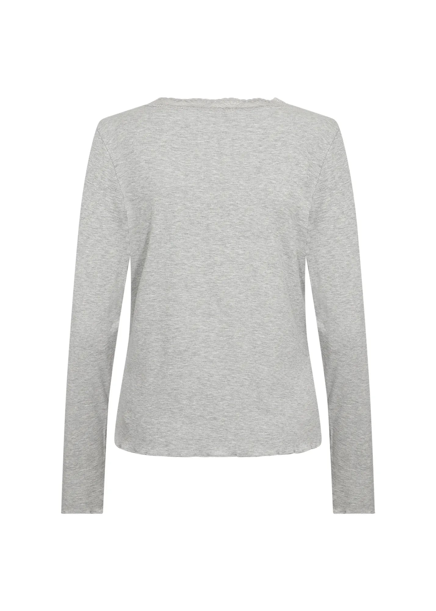 Ripp-Langarmshirt aus Baumwollmix