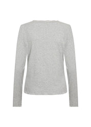 Ripp-Langarmshirt aus Baumwollmix