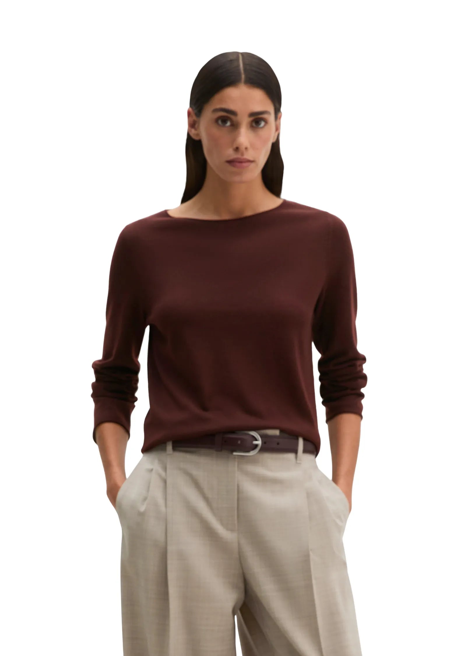 Strickpullover aus Schurwolle