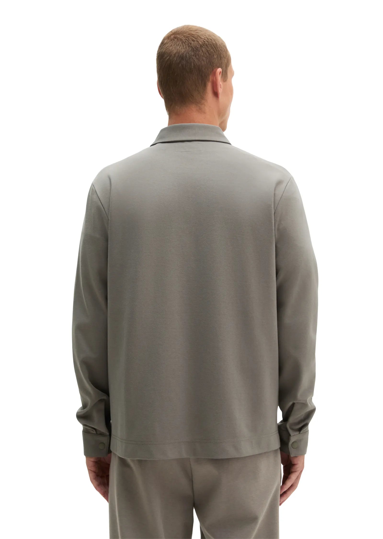 Sweatjacke mit Kragen Regular Fit