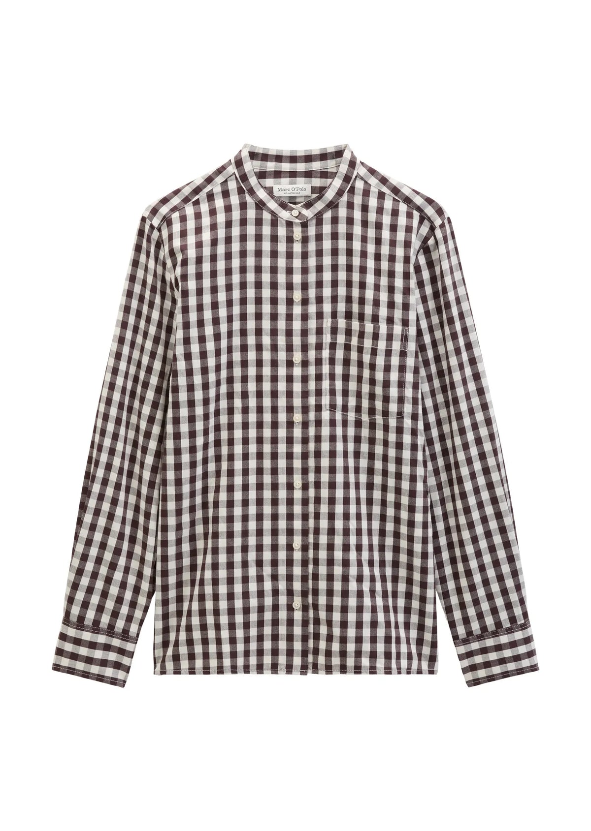 Bluse kariert im Regular-Fit