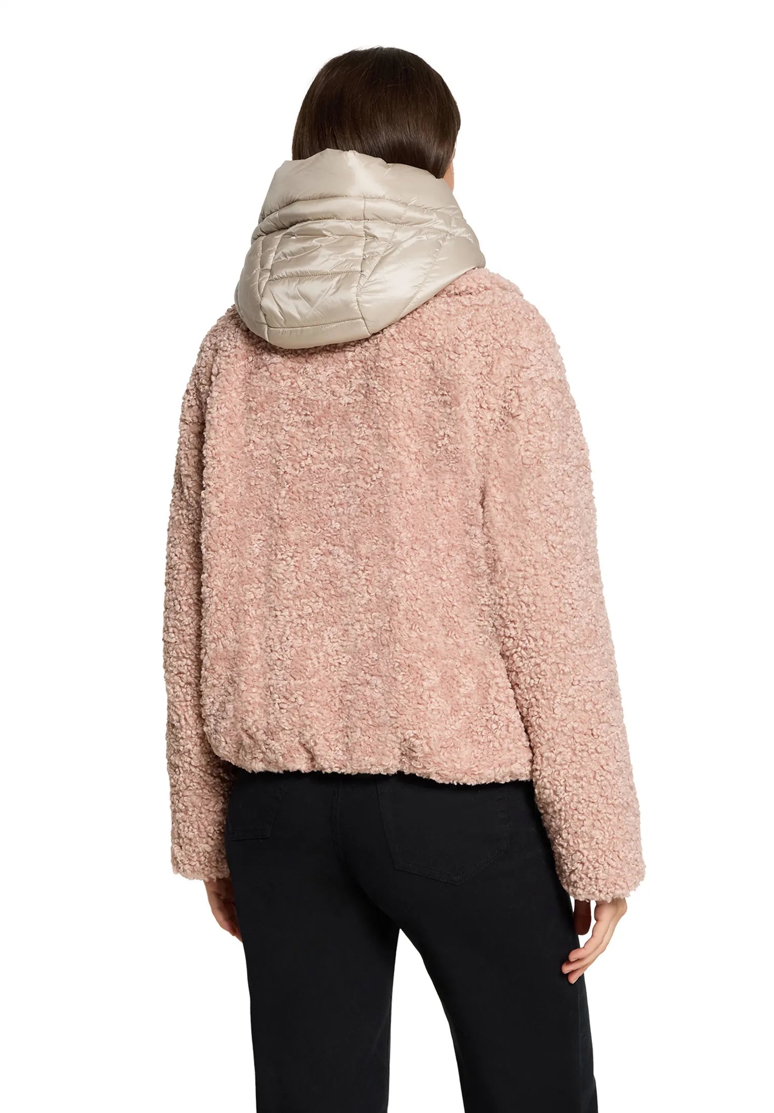 Plüschjacke in Schaf-Optik