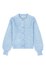 Strickjacke mit Rundhalsausschnitt