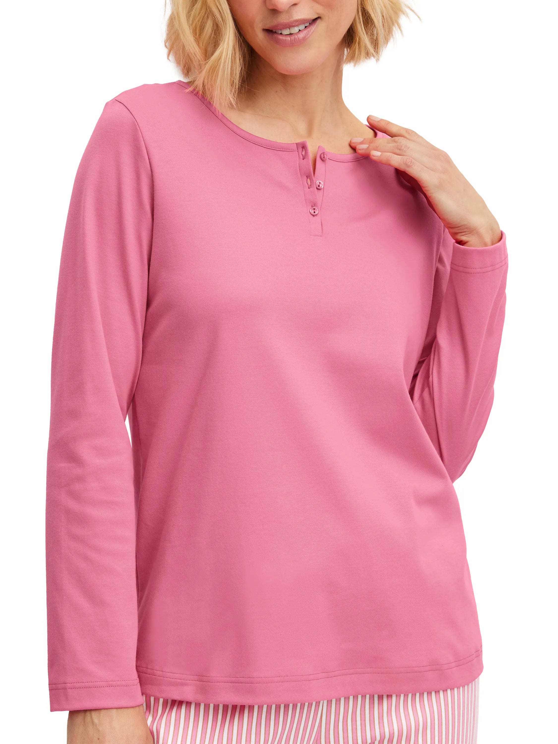 Langarmshirt aus Baumwolle