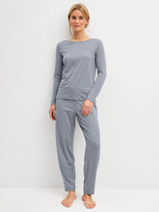 Langarmshirt aus Lyocellmix