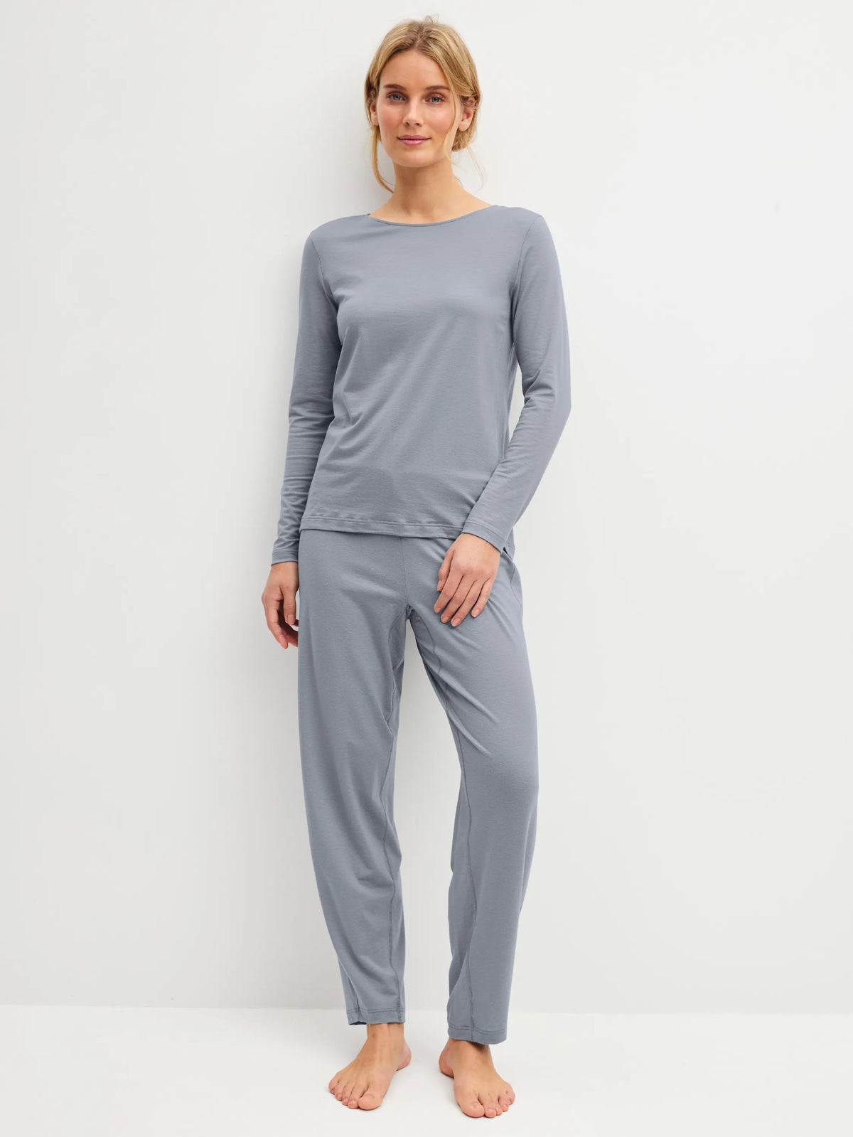 Langarmshirt aus Lyocellmix