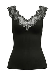 Top aus Modal mit Spitze