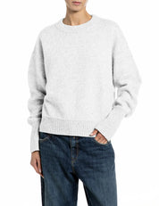 Strickpullover mit Rundhalsausschnitt