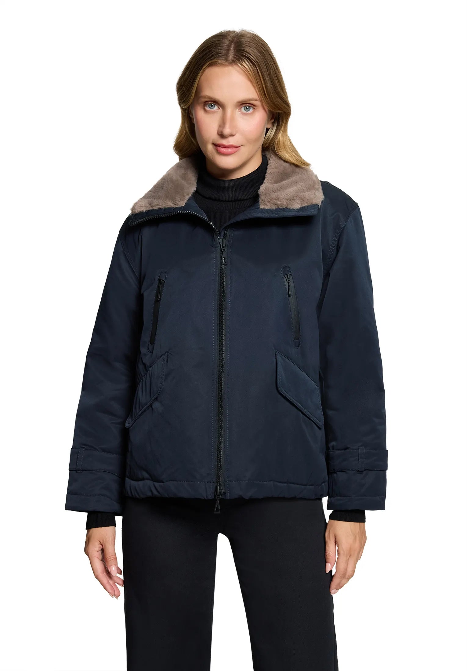 Winterjacke mit Stehkragen