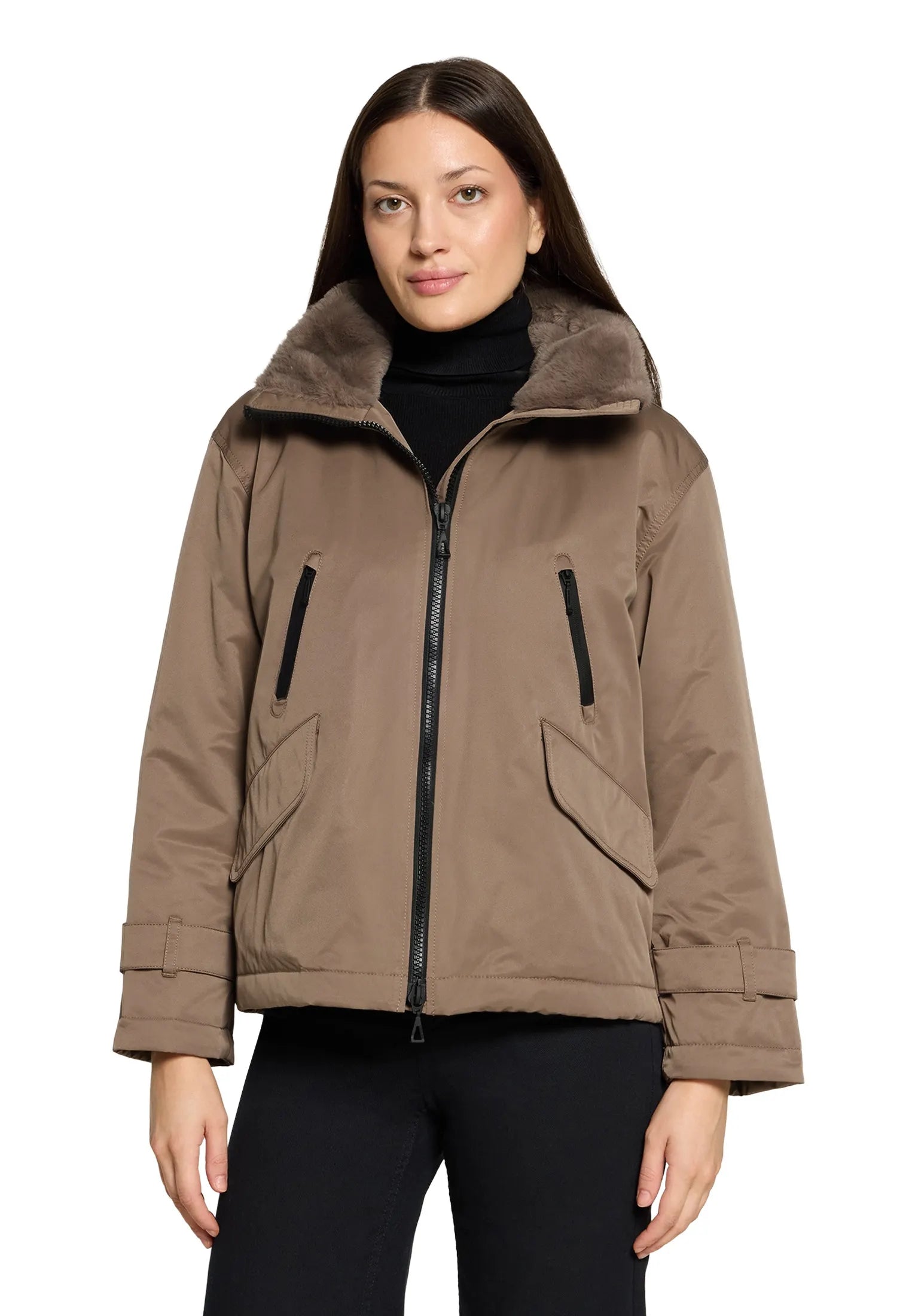 Winterjacke mit Stehkragen