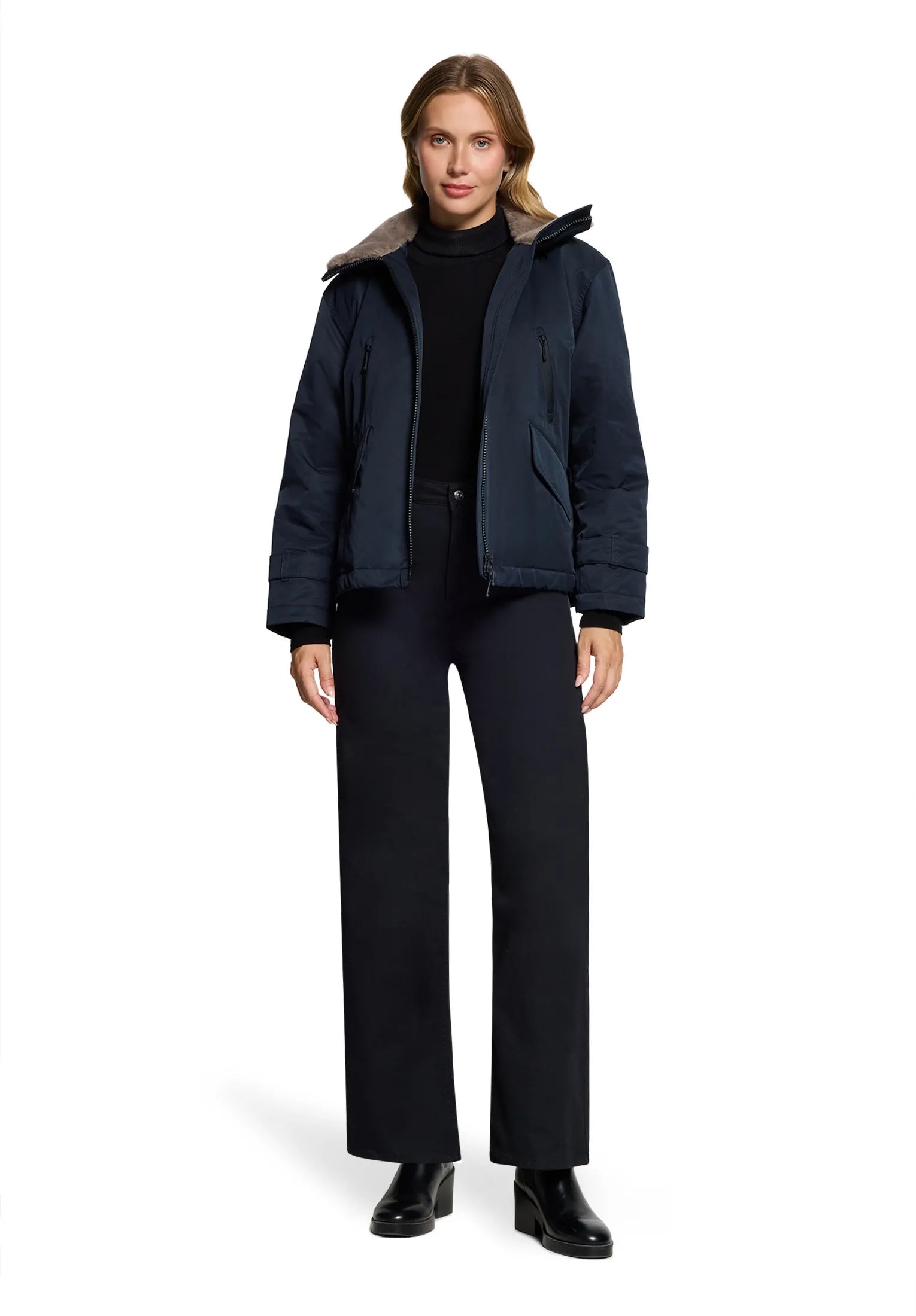 Winterjacke mit Stehkragen