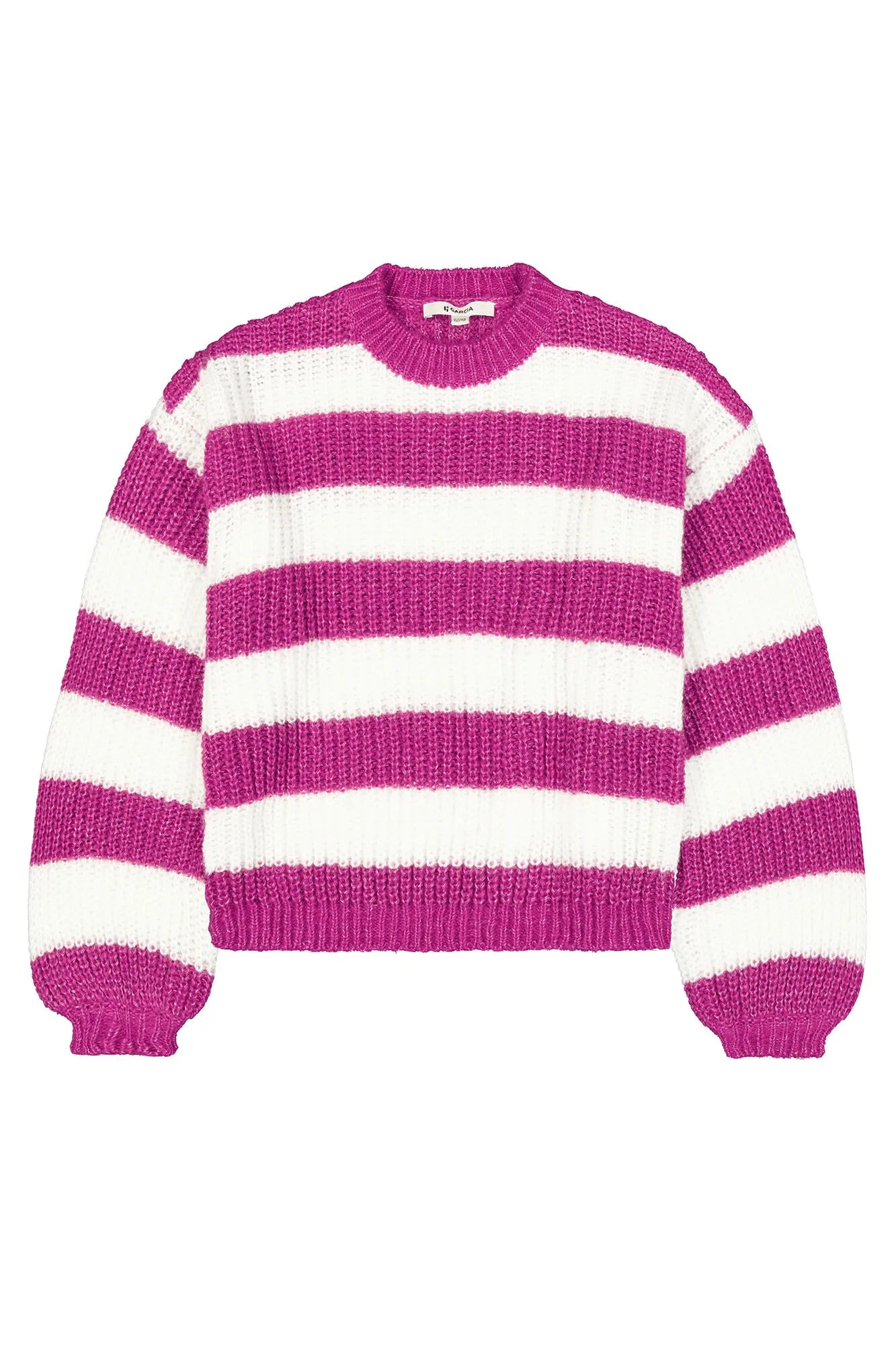Strickpullover gestreift