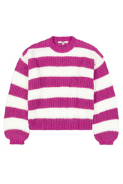 Strickpullover gestreift