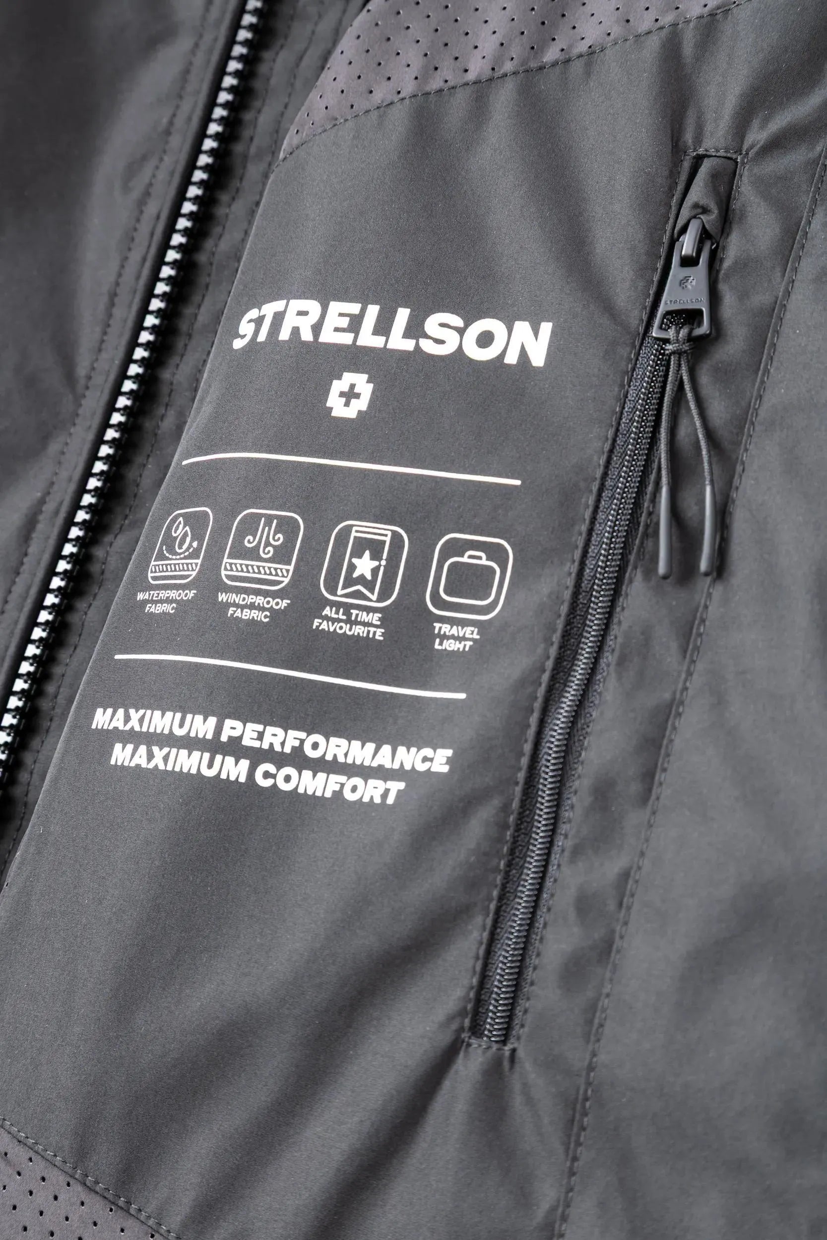 Übergangsjacke mit Stehkragen