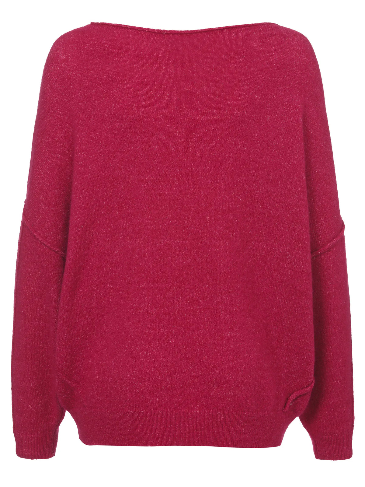 Strickpullover mit U-Boot-Ausschnitt