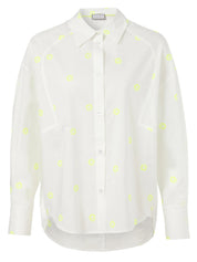 Bluse mit Stick