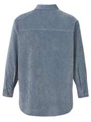 Cordbluse Regular Fit