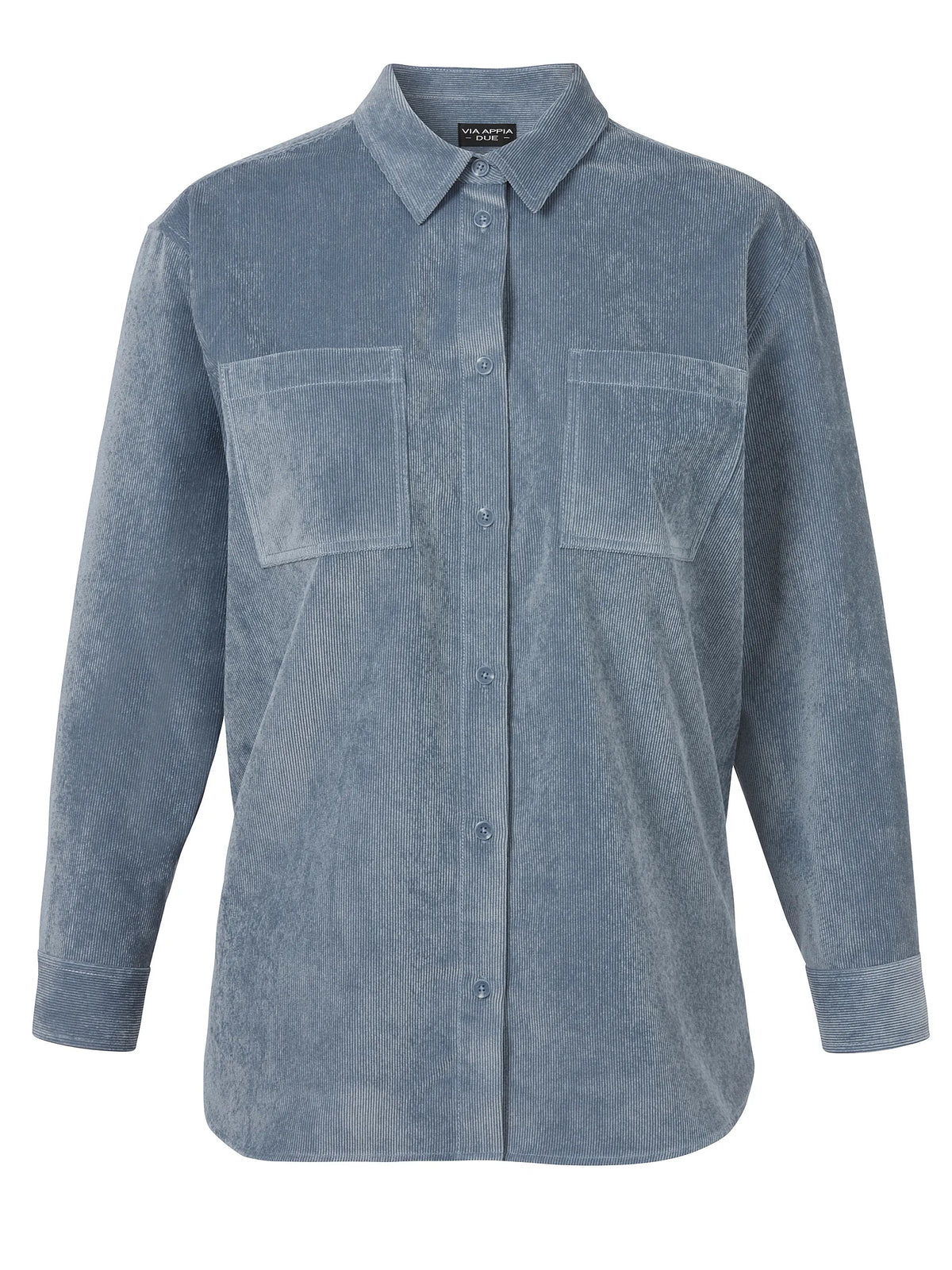 Cordbluse Regular Fit