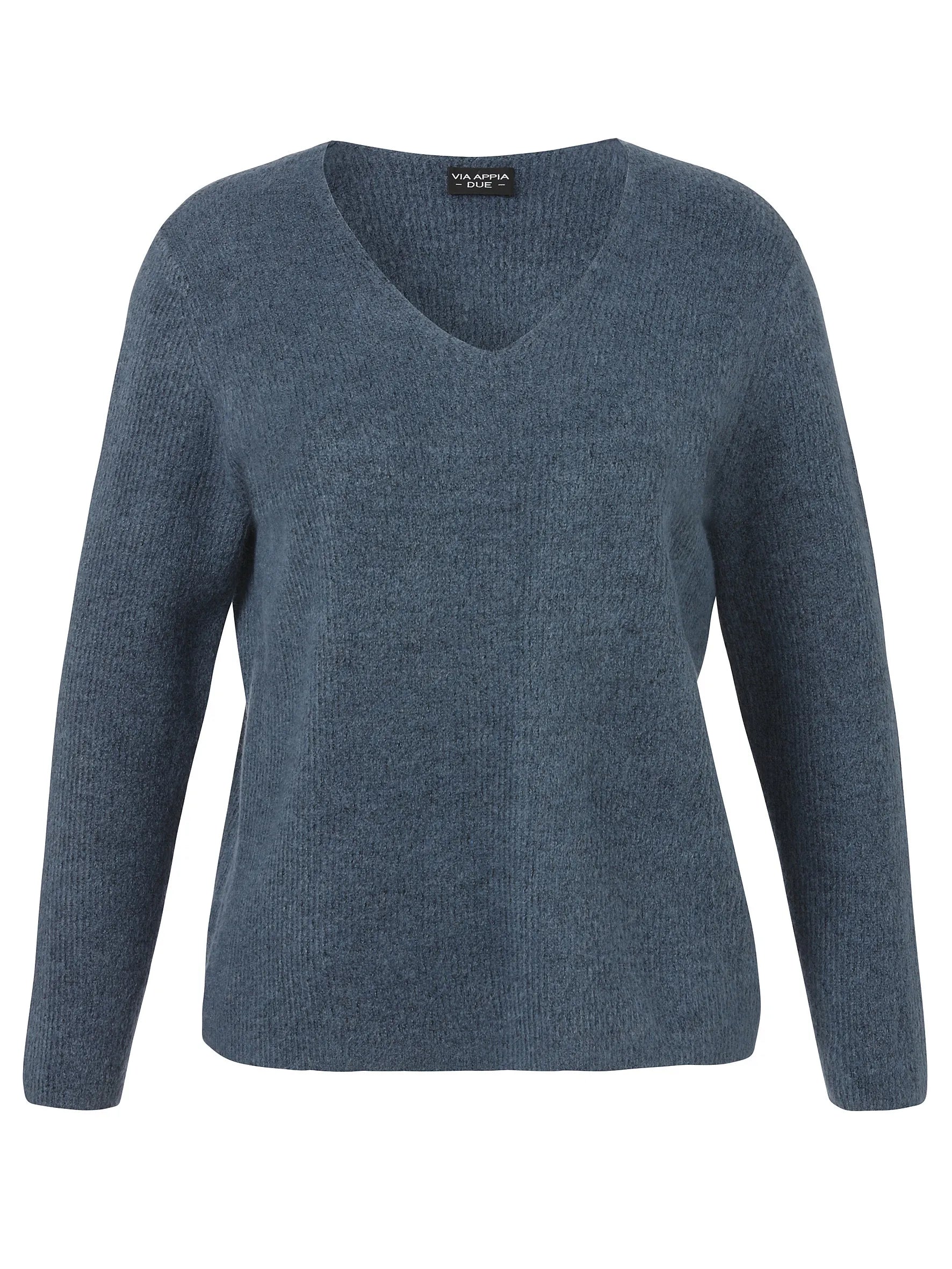 Strickpullover mit V-Ausschnitt