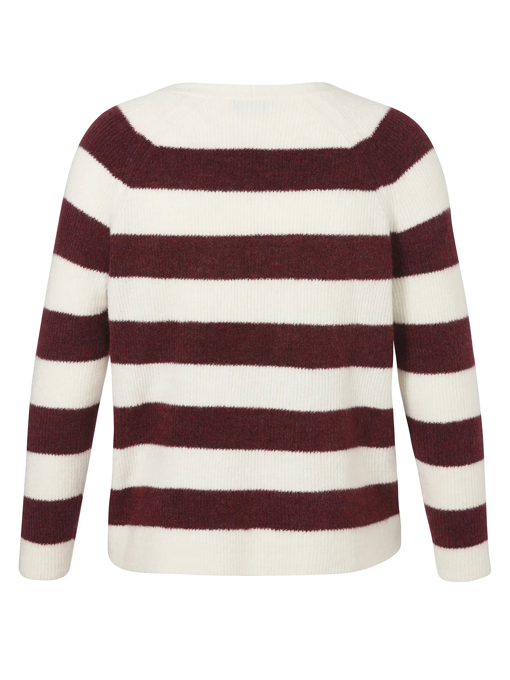 Gestreifter Strickcardigan