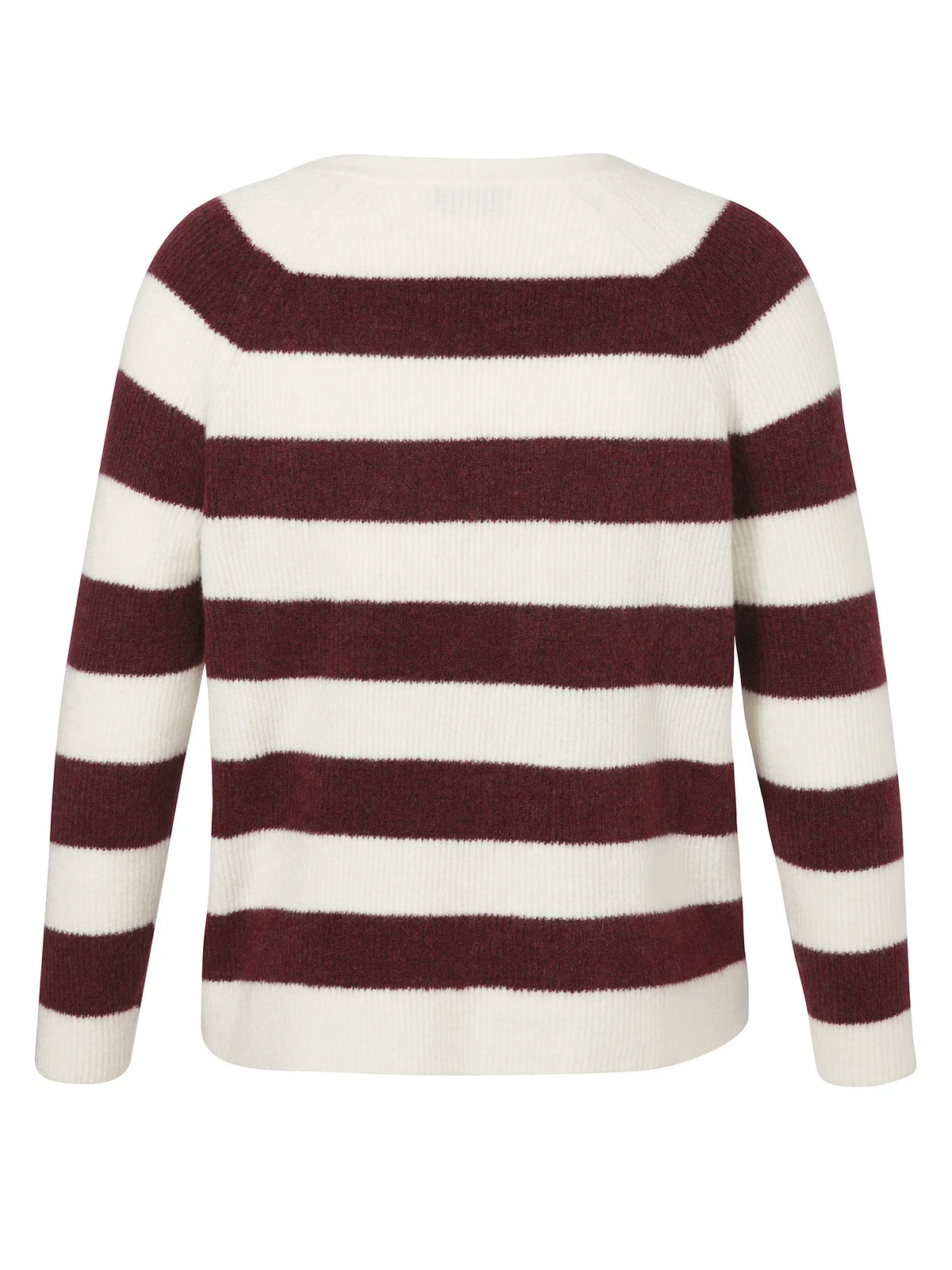 Gestreifter Strickcardigan