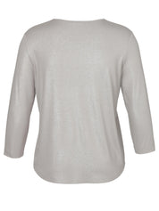Langarmshirt aus Viskose