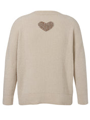 Strickpullover mit V-Ausschnitt