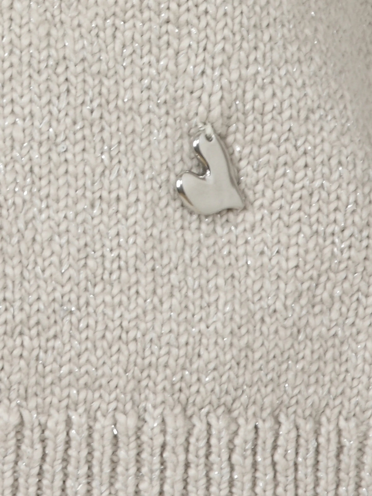 Strickjacke mit Pailletten