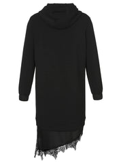 Sweatshirtkleid Midi aus Viskosemix