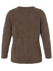 Strickjacke mit V-Ausschnitt