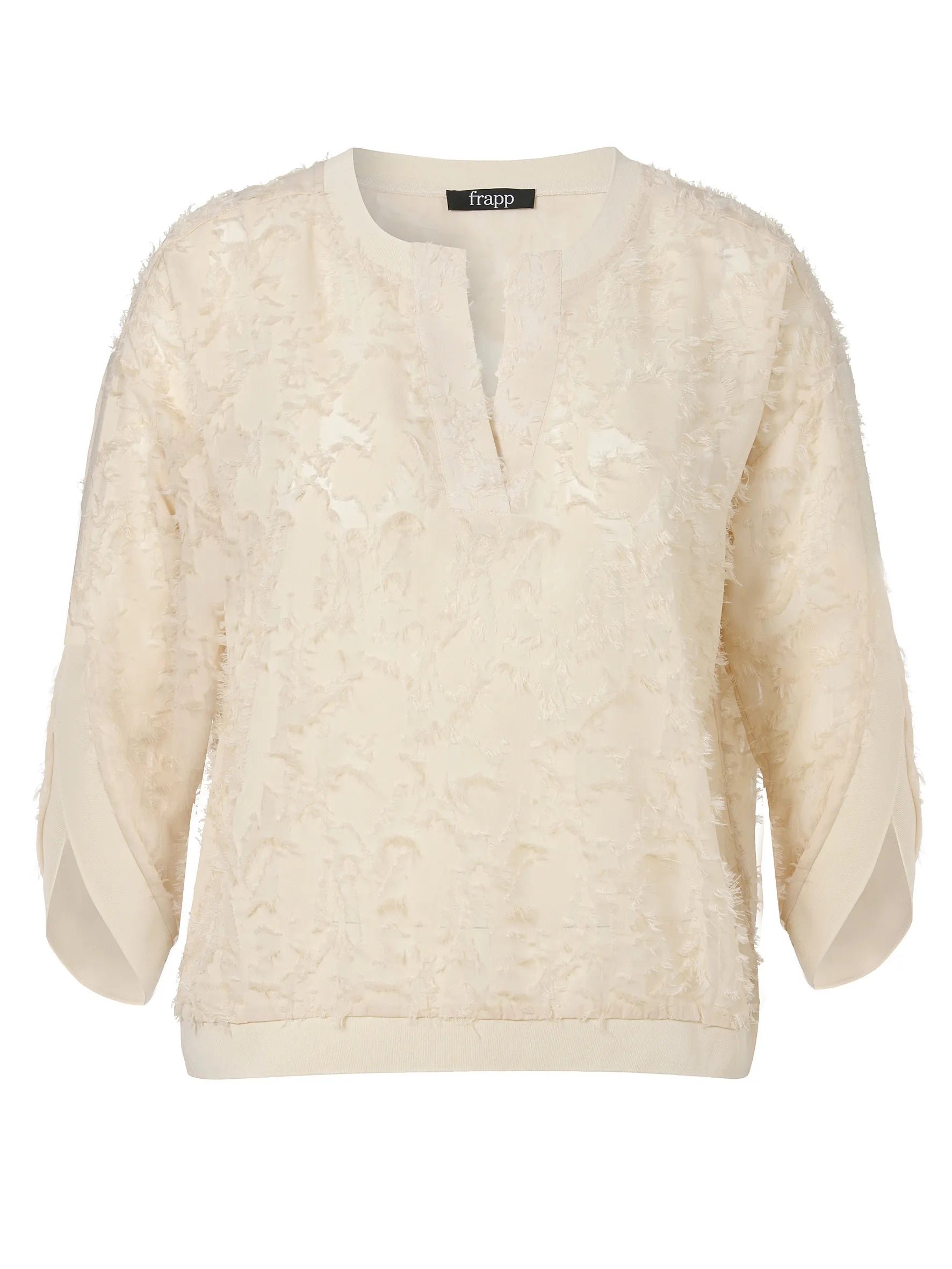 Bluse mit Fransen
